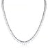 grande pear-cut riviera tennis necklace in 18k black gold, a ±26ct showstopper <span class='visuallyhidden'>Text, phone 323-404-2959 for shopping assistance.</span>